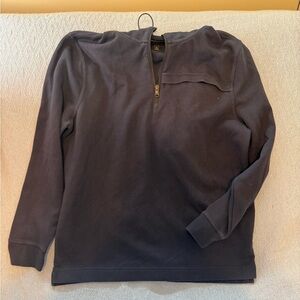 Men's Banana Republic Black Quarter-Zip hoodie